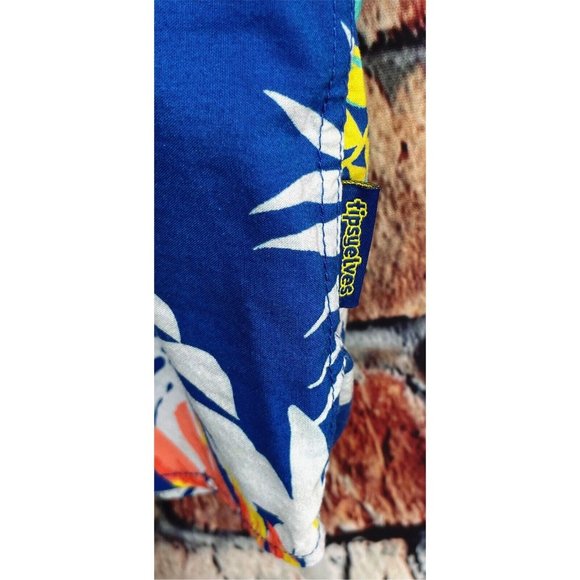 Tipsy Elves The Crush Captain Floral Hawaiian Camp Button Front Men’s XXL Shirt - Picture 6 of 7